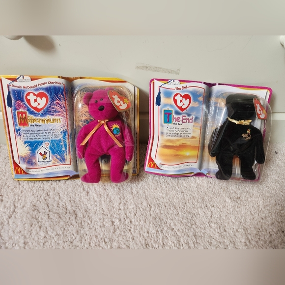 NWT: Ty McDonald's Teenie Beanie Babies 2000 MILLENNIUM & THE END Retired - Picture 1 of 6